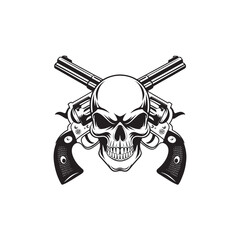 skull, pirate, vector, tattoo, death, t-shirt