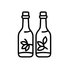 vinegar and oil