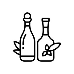 vinegar and oil