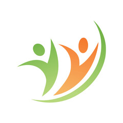Wellness and Nature Vector Logo.
