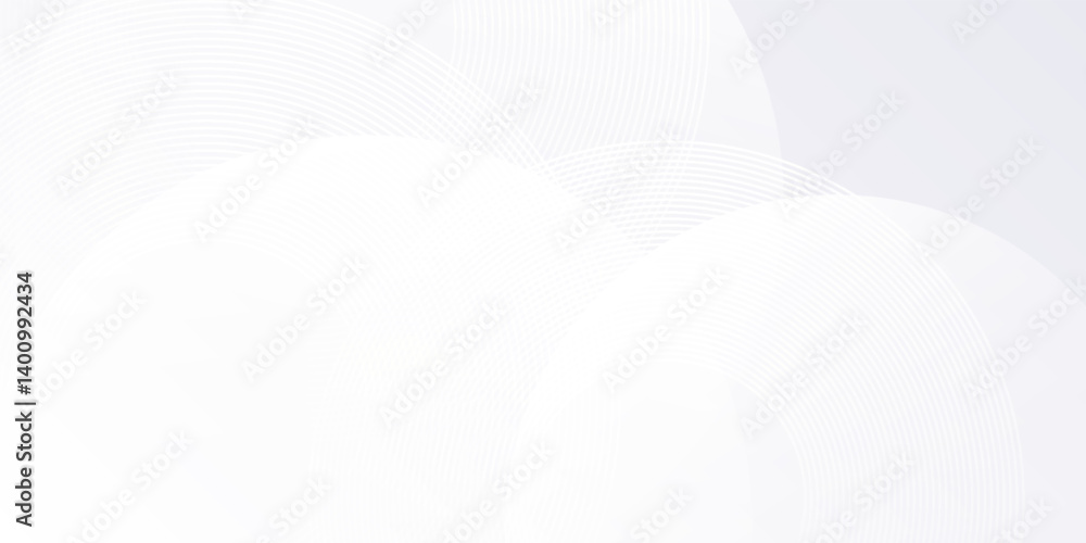 Poster modern lines grey background with dynamic circle abstact simple art