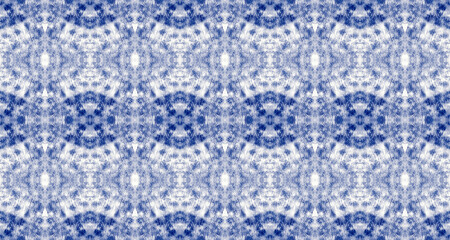 Water Spot. Blue Colour Acrylic Blob. Art Creative Seamless Spla