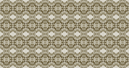 Brown Color Geometric Pattern. Sepia Colour Geometric Pattern. Water Color Bohemian Brush. Ethnic Vintage Batik. Seamless Watercolour Grunge Pattern. Seamless Wavy Batik. Abstract Grunge Dark Batik.