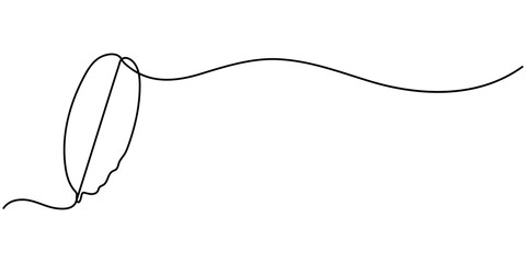 Bird of Paradise Banana Leaf Continuous Line Drawing, Banana Leaf Continuous Line Drawing, Palm leaf in one continuous line drawing. One line poster. Outline leaf. Element for interior design pro. 