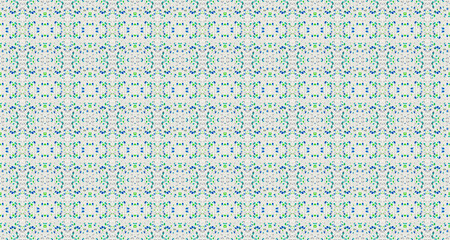 Seamless Watercolour Stroke Pattern Grey Color Geometric Pattern. Abstract Ikat Wave. Green Color Ikat Ethnic Brush. Green Color Geometric Textile. Tribal Bohemian Batik. Seamless Stripe Boho Brush.