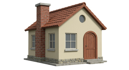 Isolated Cartoon House