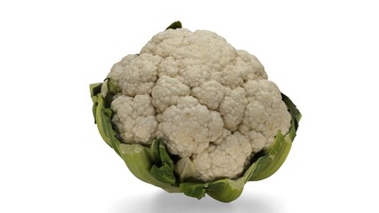 Cauliflower with white background