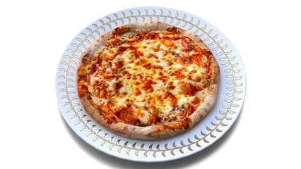 Pepperoni Pizza in plate