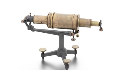 spectroscope on white background