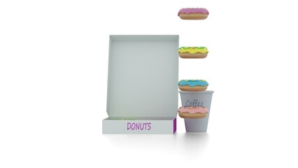 sweet donut box