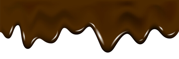 Dripping melted dark chocolate texture, liquid cocoa cream.