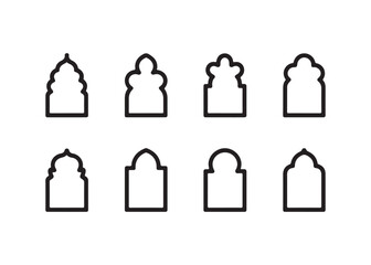 Collection of Islamic Architectural Window Designs