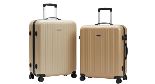 Isolated Suitcases