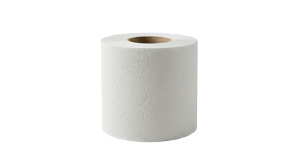 Isolated Toilet Paper Roll