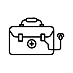 Icon of a doctorchest / first aid kit