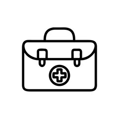 Icon of a doctorchest / first aid kit