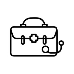 Icon of a doctorchest / first aid kit
