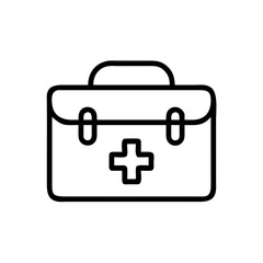 Icon of a doctorchest / first aid kit