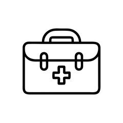 Icon of a doctorchest / first aid kit