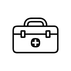 Icon of a doctorchest / first aid kit