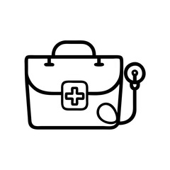 Icon of a doctorchest / first aid kit