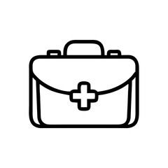 Icon of a doctorchest / first aid kit
