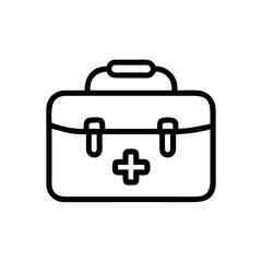 Icon of a doctorchest / first aid kit