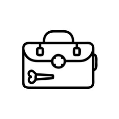 Icon of a doctorchest / first aid kit
