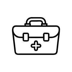 Icon of a doctorchest / first aid kit