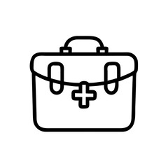 Icon of a doctorchest / first aid kit