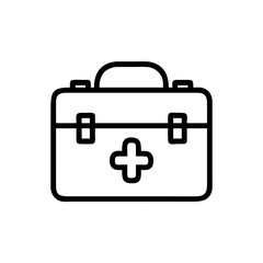 Icon of a doctorchest / first aid kit