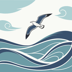 Fototapeta premium vector illustration of a whale