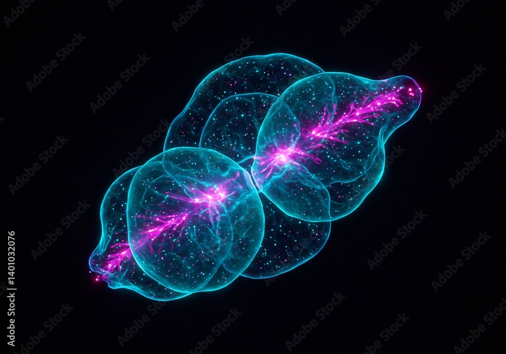 Poster abstract and dynamic illustration of a colorful and glowing energy wave in the dark. the artwork dep