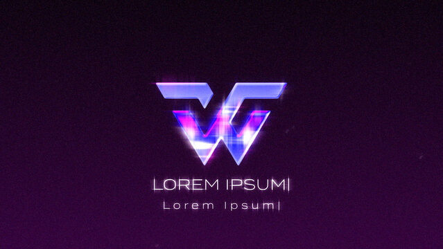 Neon Retro Horizontal Logo Reveal 253