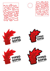 vector illustration of a set of sale tags