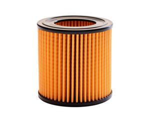 Air, fuel or oil filters isolated isolated on a transparent background