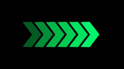 arrow moving right on white background.arrow moving RIGHT on white background abstract bright business colorful digital direction motion movement moving navigation arrows