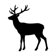 deer silhouette vector