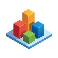 3D illustration report suitable for bussines and finance