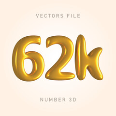 62k gold color, shiny and clean