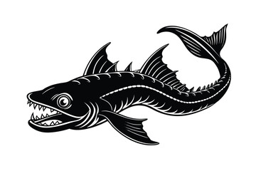 leviathan-vector-illustration-on-white-background 