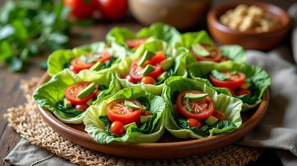 salad with vegetables