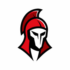 Spartan Warrior Helmet Vector Bold and Historic Battle Icon for Powerful Designs