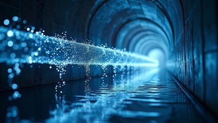 The Light and Shadow Tunnel in the Data Torrent