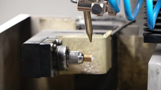 Laser machine for sawing and shaped cutting of diamonds.
