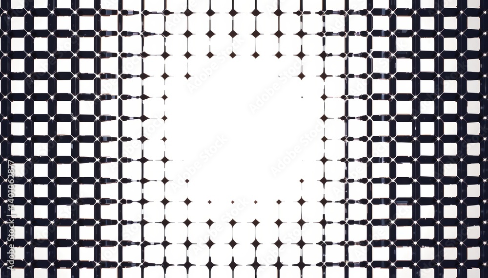 Aufkleber dynamic geometric patterns digital art abstract design modern aesthetics high-contrast light and sha