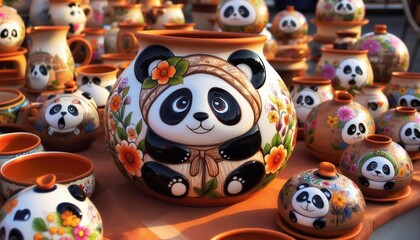 T&ouml;pferware Pandab&auml;r