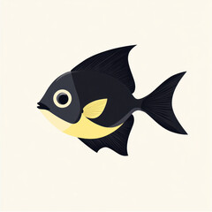 Obraz premium vector illustration of a fish