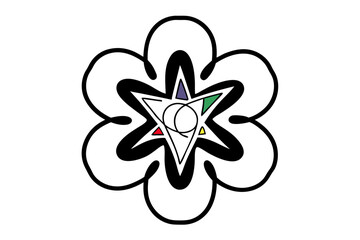 black and white tattoo