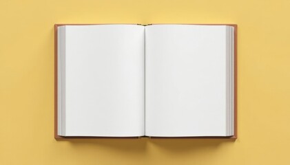 Vertical photo album with blank pages, minimalist design , photography, space